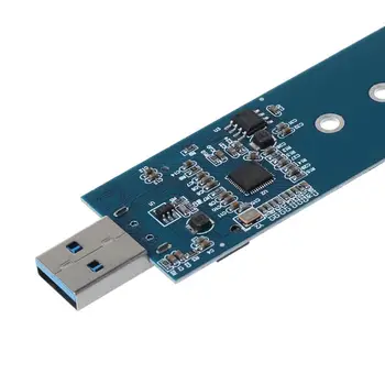M. 2 na USB Adaptér B Kľúč M. 2 SSD Adaptér USB 3.0 na 2280 M2 NGFF SSD Adaptér Converter SSD, Čítačka Kariet Vysokej Kvality