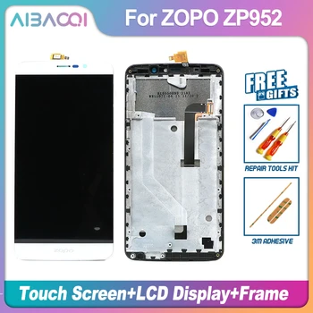 AiBaoQi Nový, Originálny 5.5 palcový Dotykový Displej+1920X1080 LCD Displej+Rám Montáž Náhrada Za ZOPO ZP952 / Rýchlosť 7 Plus Telefón