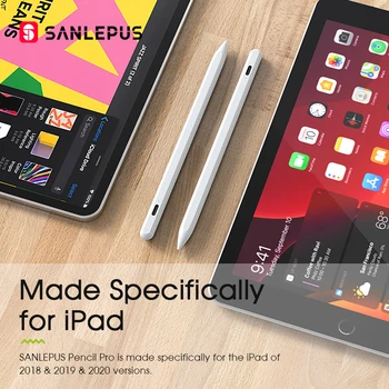 SANLEPUS dotykové Pero na Kreslenie Dotykové Pero Pre Apple Ceruzka 2 iPad Pro 11 12.9 2018 2019 2020 6. 7. mini 5 Vzduchu 3 S Palm Odmietnutie