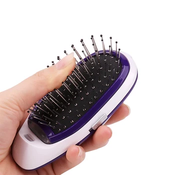 Elektrické Iónové Styling Hairbrush Prenosné Iónové Hairbrush Ióny Vlasy Prečesať Kefou pre Narovnať Masáž Špirála Styling Hairbrush Spp
