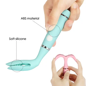 Sex Dildo Penis Vibračné Krúžky Klitorisu Klip Vibrátor Sexuálne Hračky pre Ženy Stimulátor Klitorisu Žena Masturbators Bradavky Masáž