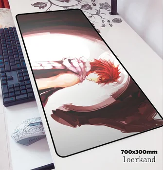 Víla chvost podložka pod myš 70x30cm gaming mousepad anime gél office notbook stôl mat Prispôsobené padmouse hry pc gamer rohože