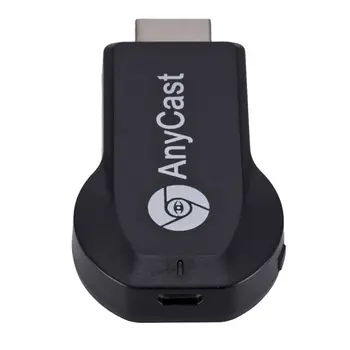 Anycast m4plus Chromecast 2 zrkadlenie viacerých TV stick Adaptér Mini Android Chrome Cast HDMI, WiFi Dongle 1080P DLNA Miracast