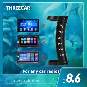 Multi-funkcia Auto volant, diaľkové ovládanie použiť pre ovládanie 2 DIN DVD prehrávač univerzálne bezdrôtové Bluetooth diaľkové ovládanie