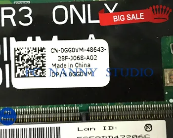 PCNANNY 0GG0VM GG0VM pre Dell Vostro 3450 V3450 notebook doske DAV02AMB8F1 HM67 testovaných pamäťových modulov DDR3