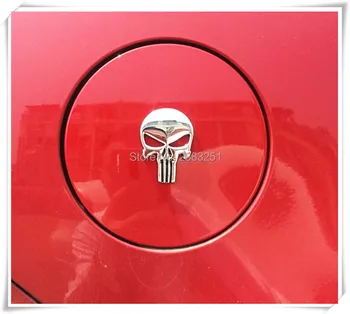 Príslušenstvo Punisher Lebky Auto Kovové Kostry Odznak Auto telo na Hyundai elantra ix35 solaris prízvuk i30 ix25 Auto Styling