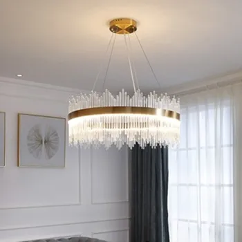 Postmoderných svetlo luxusný luster atmosférických crystal obývacia izba luster jednoduché LED jedáleň luster spálňa lampa