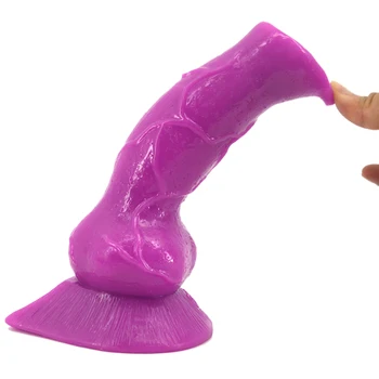 FAAK Sexuálne Hračky Zvierat Dildo Napodobniť Vlk Penis Pre Ženy Masturbácia Vložiť Pošvy, Konečníka Plug Profesionálny Dizajn Erotické Stop
