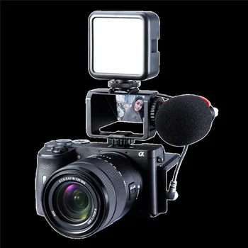 Fotoaparát Vlog Selfie Flip Obrazovky na Stenu pre Nikon Z6 Z7 Fotoaparát, Video Natáčanie Zadnej strane Zrkadlo Mount pre Sony A6500/6300/A73 Série
