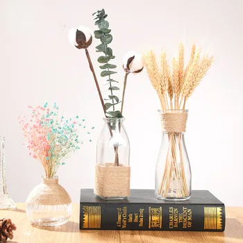 Kreatívne Krištáľové Sklenené Vázy Kvet Usporiadanie Hydroponické Ornament Jednoduché Európe Domácnosti Office Príslušenstvo Ploche Dekorácie