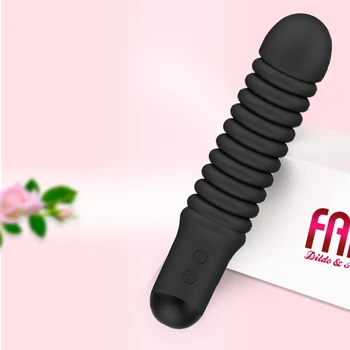 FAAK Vibrátory Silikónové USB Nabíjateľné Sexuálne Hračky Pre Ženy Stimulátor Klitorisu Čarovná Palička Masáž Kože Žena Dildo Sex Shop