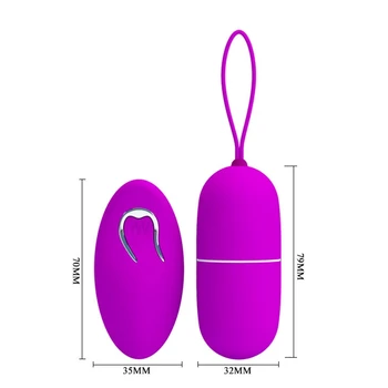 Pekná láska 12 Rýchlosť Bezdrôtového Diaľkového Ovládania Bullet Vibrátor Vibračné Vajíčko Dospelých Sex Produkt Sexuálne Hračky pre Ženy klitoris vibrátor