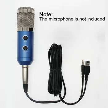 Mikrofón Audio Kábel, USB 3,5 mm Dvojitý Kábel Pre MK F100TL MK-F200FL MK F200FL Xlr Kábel