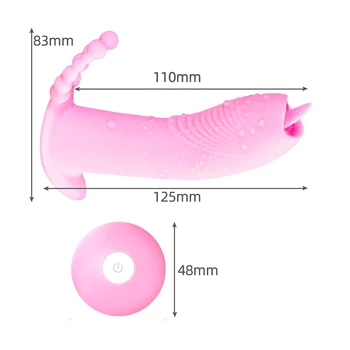 Klitorálny Sania G-Spot Vibrátor Vibrátor s 10 Silný Režimy Klitoris Bulík Nabíjateľná Stimulátor Klitorisu Sexuálne Hračky pre Ženy