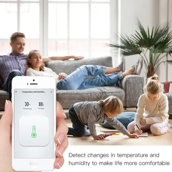 Tuya Smart ZigBee Smart Teplota A Vlhkosť, Senzor S LCD Displejom Batériou Napájaný Pomocou Inteligentného Života App Alexa Domovská stránka Google
