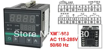 Učenie sa angličtiny XMT-803 ~ 110V 220V 115-285V SSR Výstup PV SV LCD Displej Budík PID Digitálny Regulátor Teploty Meter