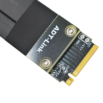 PCIe x8 / M. 2 NVMe PCI express 3.0 x8 na M. 2 NVMe Predlžovací Kábel extender adaptér jumper pre LAN, SSD RAID karty