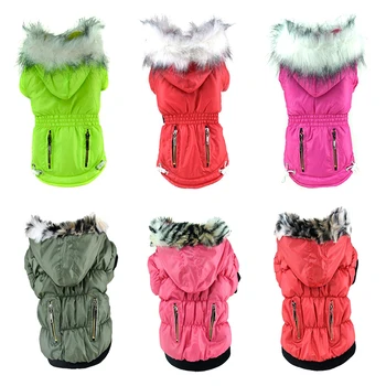 Zimné pet kabát oblečenie pre psov Zimné oblečenie Teplé oblečenie pre psy, pre malé psy Vianočné big dog srsť Zimné oblečenie chihuahua