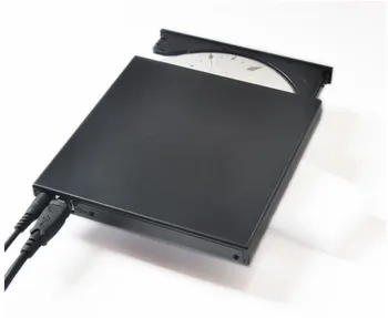 Slim Portable USB 2.0 Ultra Externý DVD-RW CD-RW Napaľovačka Spisovateľ Mechaniky Pre PC a MAC
