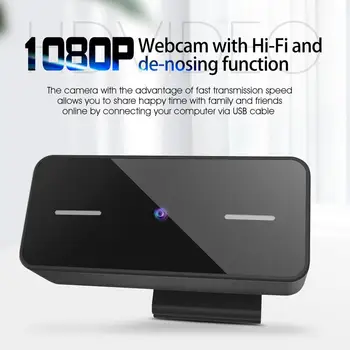 1080P HD Webkamera USB HD Auto Focus PC Kamera Duálny Mikrofón MIC pre Skype pre Android TV, Počítač, Fotoaparát, USB Web Kameru