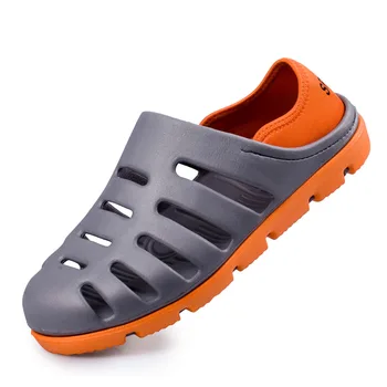 Nový Dizajn mužov Priedušná Sandále 2017 Letné Byt Päty Bežné Sandále Mužov Pláže topánky móda Papuče