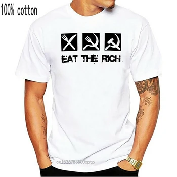 TRIEDA VOJNY Jesť Bohaté tričko - Vtipné Anarchist Socialistickej Mužov a Žien Tee Top