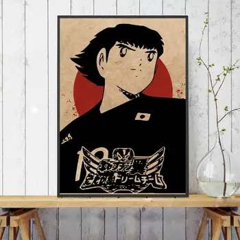 Kapitán Tsubasa Anime Umelecké Plátno Plagát, Tlač Domova Maľovanie Bez Rámu