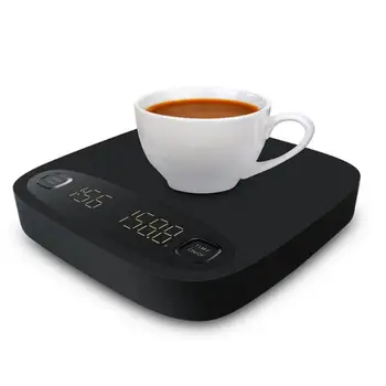 Nabíjanie pomocou pripojenia USB Strane Kávy Elektronické Stupnice Smart Kávy Stupnice S Načasovanie Funkcia Praženie Rozsahu Odkvapkávaniu Kávy Rozsahu Kuchynské Náradie