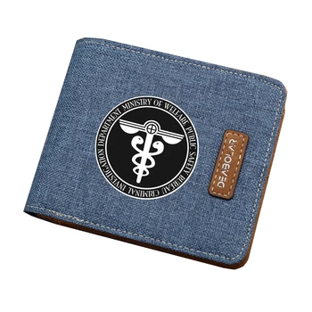 Anime Psycho-Pass peňaženky Muži ženy krátke tlač Bifold peňaženky teenagerov zberateľská Karta kabelku plátno peňaženky