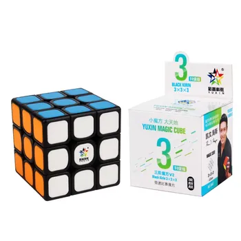Yuxin V2 Black Kylin 2 Rýchlosti Kocka 3x3x3 Cubo Magico Puzzle 3x3 Magic Cube Vzdelávania Hračky Pre Deti, Chlapec Za prekročenie Rýchlosti Kocka