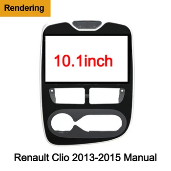2Din Auto DVD Rám Konektor Audio Montáž Adaptéra Dash Výbava Zostavy Facia Panel 10.1 palca Na Renault Clio Roky 2013-2018 Dvojité Rádio Prehrávač
