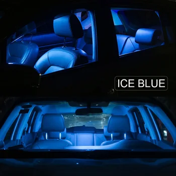 12 x Canbus Auto LED Žiarovky osvetlenie Interiéru Balík Kit Pre 2012-2016 Audi A6 C7 dome rukavice políčko špz batožinového priestoru oblasti svetla