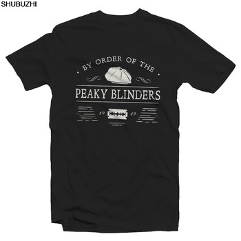 Uznesením Peaky Klapky - Stará Škola - Peaky Klapky Tričko Print T Shirt Mens Krátke Horúce Print T Shirt Mens Krátke