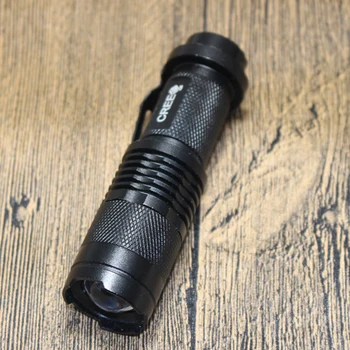 Vysokokvalitné Mini Black Značky 2000L Vodotesný LED Baterka 3 Režimy Zoomovateľnom LED Baterkou penlight doprava zadarmo