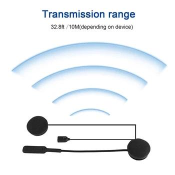 Moto Prilba Bluetooth 5.0 Headset Cyklistické Prilby Slúchadlá Handsfree Reproduktor, konektor pre Slúchadlá a Zavolať Kontroly Anti-interferencie palubného telefónu