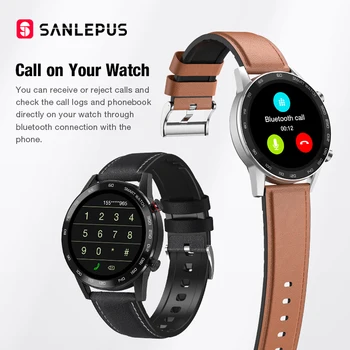 2020 SANLEPUS Business Smart Hodinky Bluetooth Hovor Smartwatch Mužov Šport Fitness Náramok Hodiny Pre Android Huawei Honor Xiao