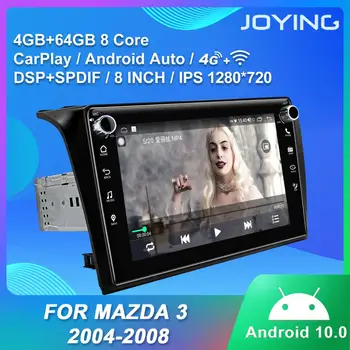 Android 10.0 Auto Rádio prehrávač, GPS Navigáciu, vedúci jednotky Bluetooth, RDS WIFI podpora 4G/wireless carplay pre Mazda3 2004-2008 IPS