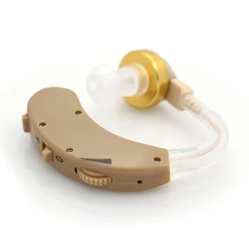 Batéria Načúvacie prístroje s zátkové chrániče sluchu Nastaviteľná Hlasitosť Zvuku Zosilňovač V Ušné Starostlivosť Nástroje Mäkké Wireless sluchadla pre Hluchota