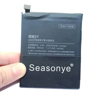 Seasonye Retail / Bulk 2900mAh / 11.1 Wh BM21 / BM 21 Mobilný Telefón Náhradná Li-pol Batéria Pre Xiao Mi na Vedomie, 3GB