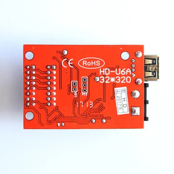 Huidu HD-U6A u-disk jednofarebné led karty pracovať pre jednu farbu & dual farebné led displeja modul dispečer