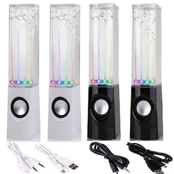 2021 Dve uds. LED svietiace Altaises pre tanec vody fuente hudby na PC prenosný authorizer pre stereo reproduktor office