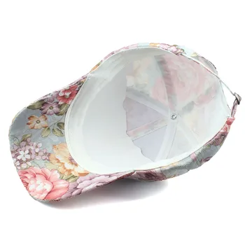 [YARBUU] Lady kvetina tlače šiltovku 2018 nové módne vysokej kvality bežné snapback klobúk Jar čiapky pre dievčatá drop shipping