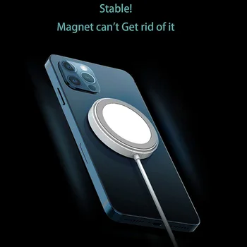 15W Rýchlo Nabíjačka Pre IPhone 12 Pro Max 12pro Pre Iphone 12 Mini Magnetické Qi Bezdrôtový Magnetický Nabíjačka, USB napájací Adaptér Magsafing