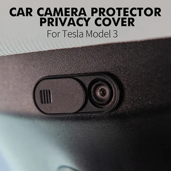 Malé Príslušenstvo Štít Ochrana Súkromia Odolné Univerzálne Nástroje Auto Kamera Webcam Kryt Ochranný Pre Tesla Model 3 2017-2020