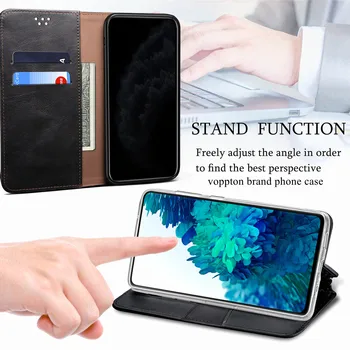 Luxusný Lesklý Kože Flip puzdro Pre Xiao POCO X3 NFC Prípade Magnetické Peňaženky Karty Držiteľa Flip Cover Pre POCO X3 F2 Pro Capa