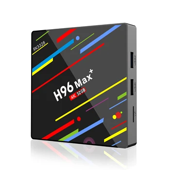 H96 MAX Plus, Smart TV Box Android 9.0 4 GB RAM, 64 GB ROM RK3328 H. 265 4K Youtube, Google Play Set-Top Box 2.4 G/5G WIFI H96MAX
