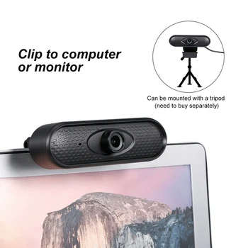 1080P HD Webcam 5MP USB Web Kameru Počítača Kamera, Web Kamera Na Počítač PC S Mikrofón Webkamera Pre Domáce Kancelárie