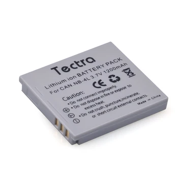 Tectra 2pc 1200mAh pre Canon NB-4L NB 4L Batéria+LCD Nabíjačka pre Canon IXUS 30/40/50/55/60/65/80 JE/100