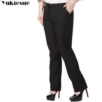 OL office dámske nohavice pre ženy pantalon femme streetwear s vysokým pásom obleku nohavice Plus veľkosť 9XL ženské nohavice