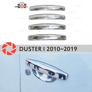 Kľučky sa vzťahuje na Renault Duster 2010~2019 nerezové dosky auta styling dekorácie, doplnky liatie